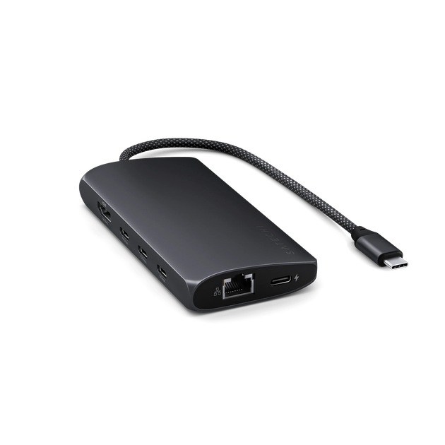 Адаптер Satechi USB-C Multiport Adapter 8K with Ethernet V3 Midnight (ST-P8KED) - изображение 3