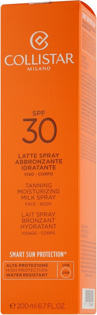 Spray do opalania Collistar Bronceador Leche Hidratante SPF 30 200 ml (8015150262446) - obraz 1