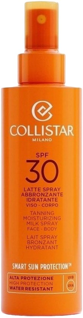 Spray do opalania Collistar Bronceador Leche Hidratante SPF 30 200 ml (8015150262446) - obraz 2