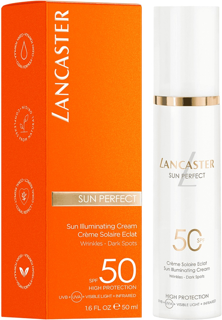 Krem przeciwsłoneczny Lancaster Sun Perfect Iluminadora SPF 50 50 ml (3616303450168) - obraz 2