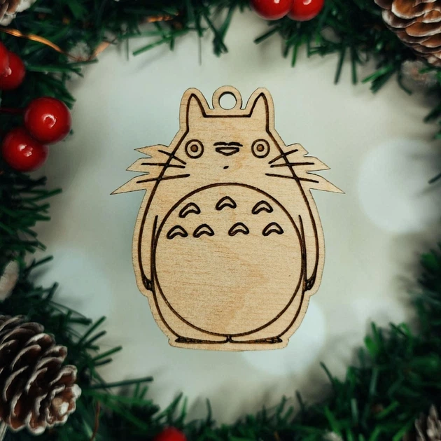 Деревянная елочная игрушка "Мой сосед Тоторо" (ЕИ0009) – фото, отзывы ...