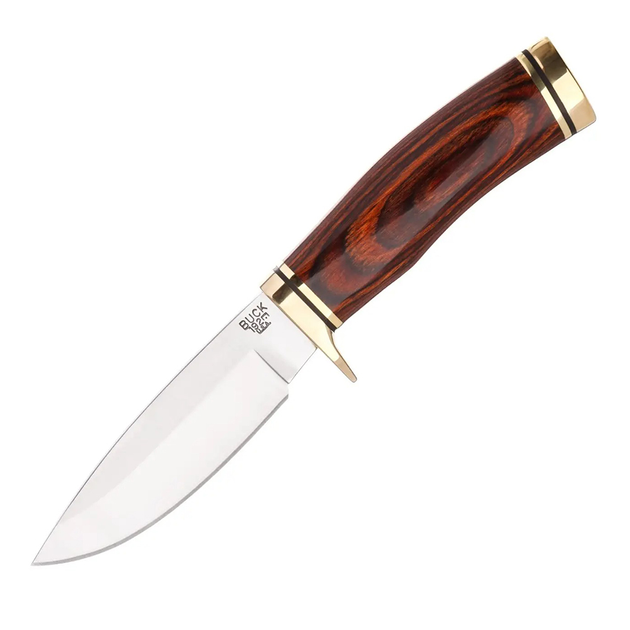 Нож нескладной с кожанним чехлом Buck 192BRSB "Vanguard", 216 мм - изображение 1