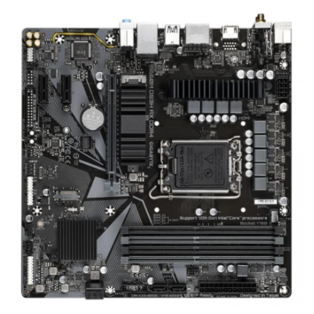 Материнская плата Gigabyte B660M DS3H AX DDR4 s1700/Intel B660/2xDP ...