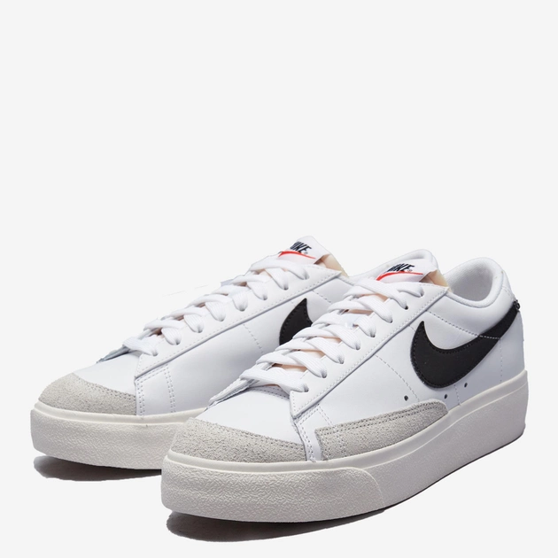 Tenisówki damskie skórzane na grubej podeszwie Nike Blazer Low Platform DJ0292-101 38 (7US) 24 cm Białe (195237087587) - obraz 2