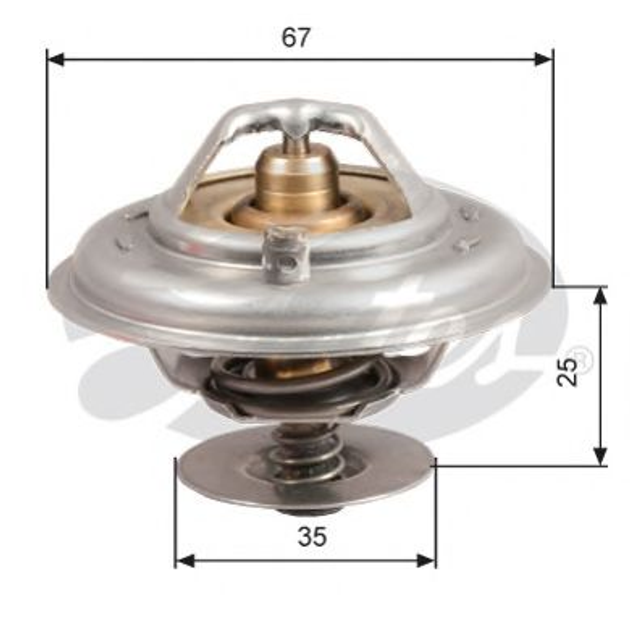 TH14387G1 (7412-10251) Термостат GATES Gates (TH14387G1) - изображение 1