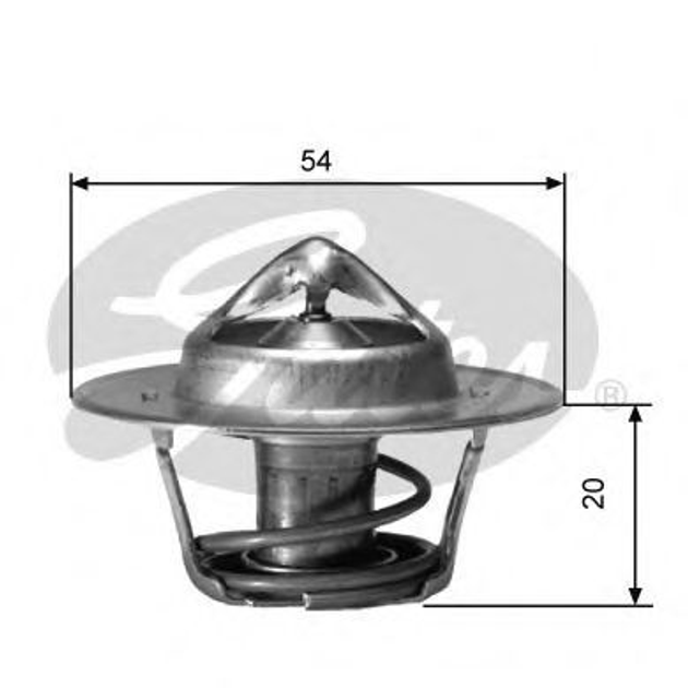 TH00188G1 (7412-10282) Термостат GATES Gates (TH00188G1) - изображение 1