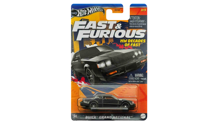 Тематическая Машинка Hot Wheels Buick Grand National Decades of