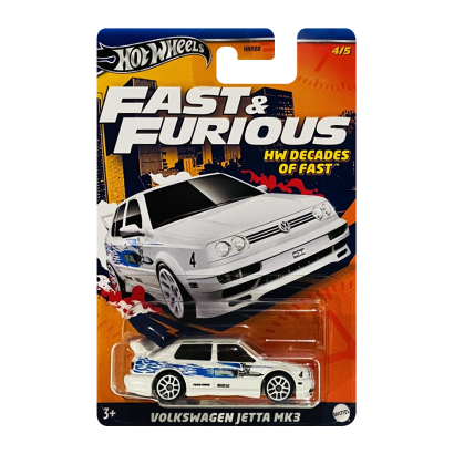 Тематична Машинка Hot Wheels Volkswagen Jetta MK3 Decades of Fast