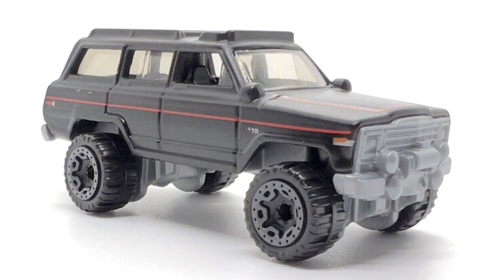 Машинка Базова Hot Wheels 1988 Jeep Wagoneer The `80S 1:64 HKJ63 Black 1шт - зображення 5