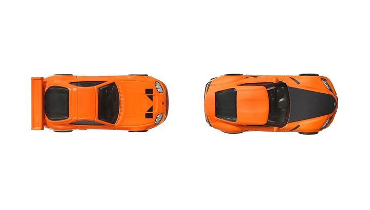 Машинка Premium 2шт Hot Wheels 2021 Toyota GR Supra / Toyota Supra Fast & Furious 2-Packs 1:64 HKF54 Orange - Фото 6 Машинка Premium 2шт Hot Wheels 2021 Toyota GR Supra / Toyota Supra Fast & Furious 2-Packs 1:64 HKF54 Orange - зображення 6