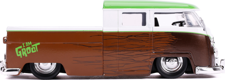 Samochód Jada Marvel Guardians of the Galaxy Volkswagen Pickup + figurka Groota 1:24 (4006333070433) - obraz 9