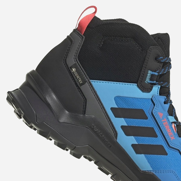 Чоловічі черевики для трекінгу з Gore-Tex adidas Terrex Ax4 Mid Gtx GZ3003 41.5 Сині (4065419739251) - зображення 5