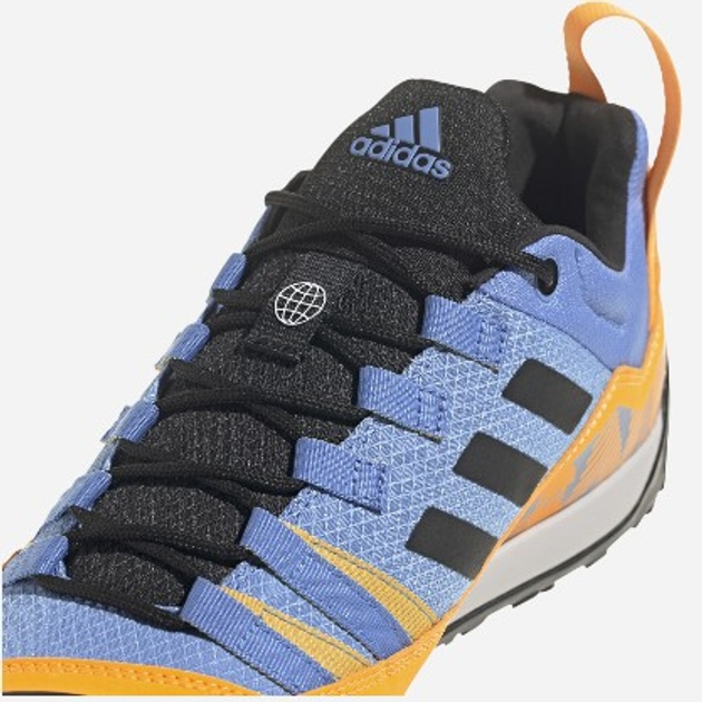 Чоловічі кросівки для туризму adidas Terrex Swift Solo 2 HR1303 46 Блкитний/Жовтий (4066749960223) - зображення 6