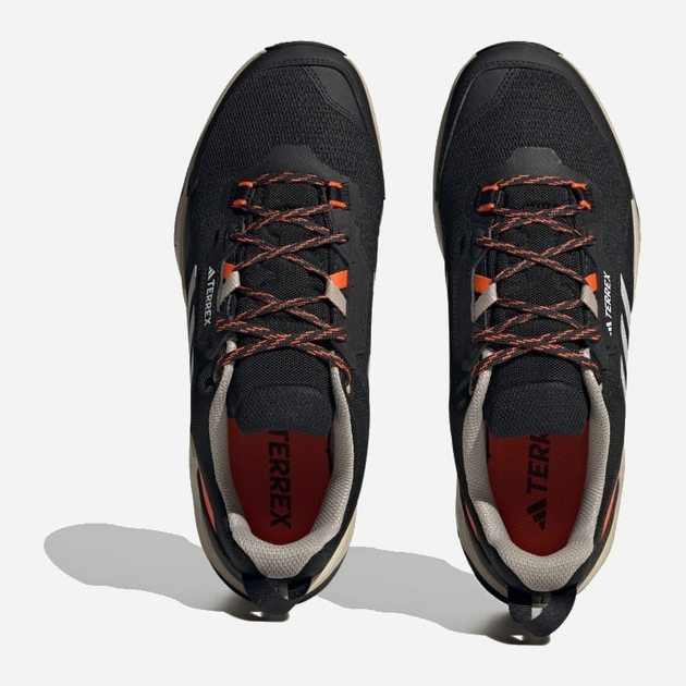 Чоловічі кросівки для туризму adidas Terrex Ax4 IF4867 40.5 Чорний/Помаранчевий (4066757000935) - зображення 5