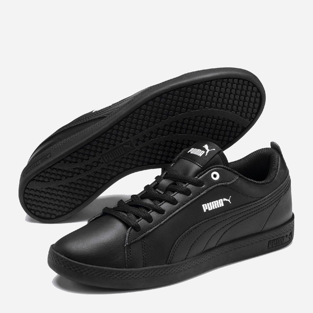 Жіночі кеди низькі Puma Smash Wns V2 L 365208-03 36 Чорні (4059505053444) - зображення 1