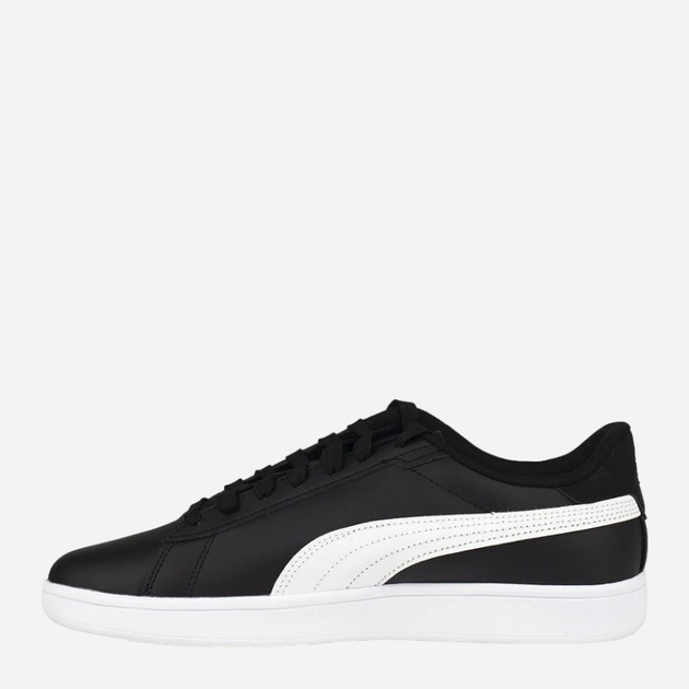 Підліткові кеди для хлопчика Puma Smash 3.0 L 390987-04 37.5 Чорні з білим (4065452564957) - зображення 3