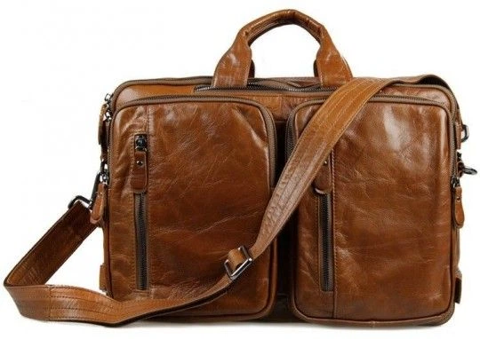 にな Сумка мужская 14353 трансформер Vintage рыжий – Оригинальные