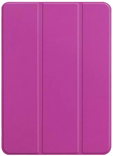 Etui z klapką iLike Tri-Fold Eco-Leather Stand Case do Samsung Galaxy Tab S9 FE 10.9" Purple (ILK-TRC-S13-PU) - obraz 1