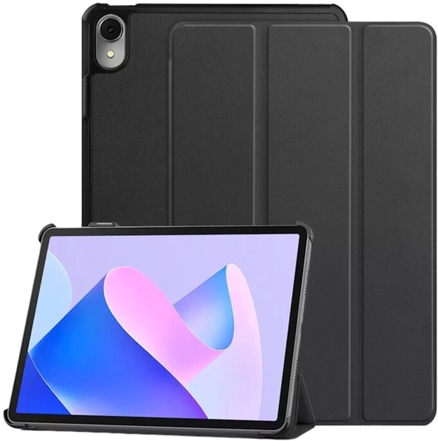 Etui z klapką iLike Tri-Fold do Lenovo Tab P12 12.7" Black (ILK-TRC-L7-BK) - obraz 1