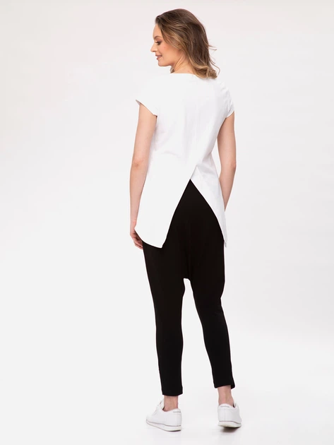 Tunika T-shirt damska Look Made With Love Zeny 1018 S Biała (5903999304744) - obraz 4