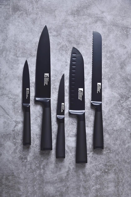 Нож для хлеба Bergner Blackblade 20 см (BG-8774) – купить онлайн