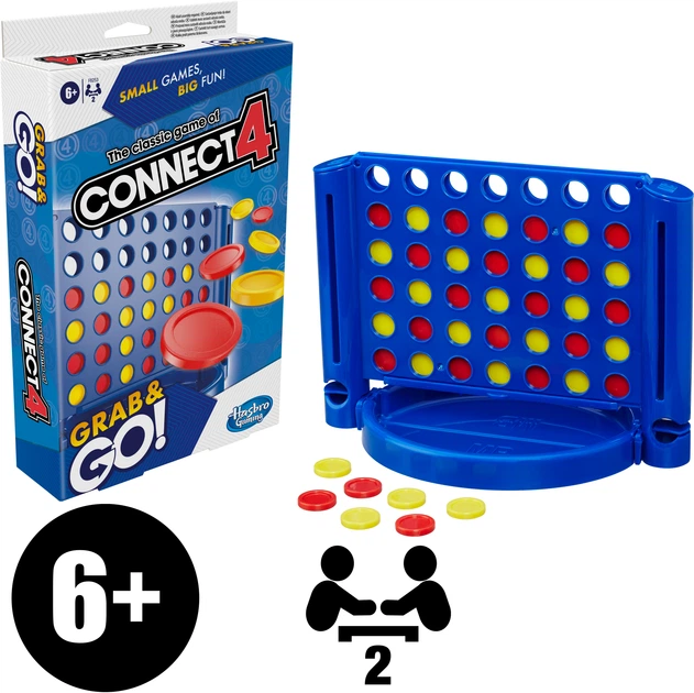 Гра настільна дорожня Hasbro Збери 4 (F8253) - зображення 3