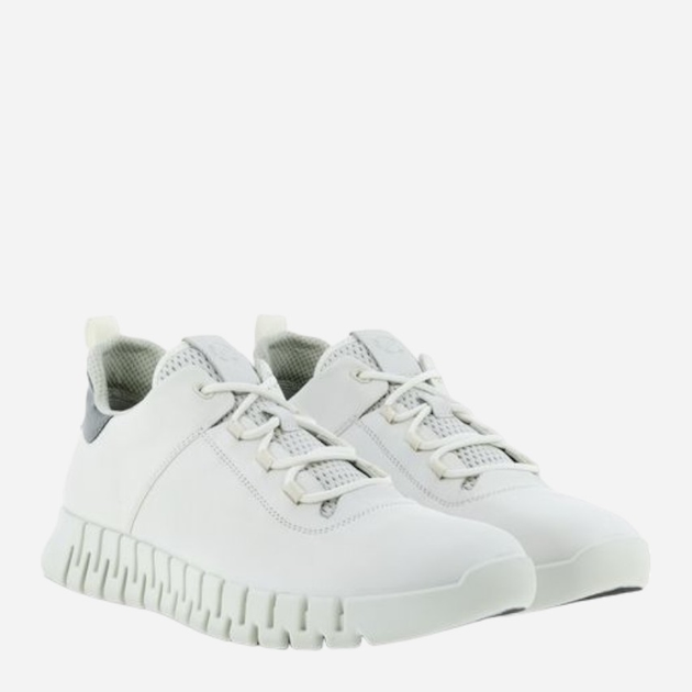Sneakersy męskie skórzane ECCO Gruuv 52520450874 47 Białe (194891176507) - obraz 3