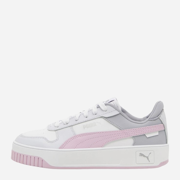 Жіночі кеди низькі Puma Carina Street 389390-23 40 (6.5UK) Білий/Сірий/Рожевий (4099686517946) - зображення 3