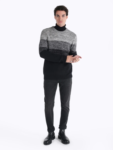 Джемпер мужской Colin's CL1066045-NAV M Серый (8683197897435) - изображение 3