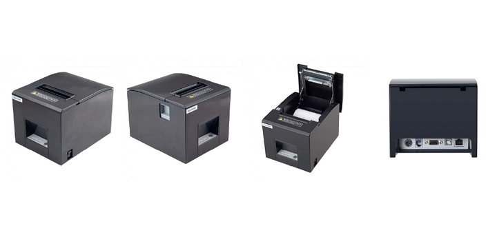 Термопринтер чеков Xprinter XP-E200M 80мм 230мм/с USB+Lan Black - изображение 6