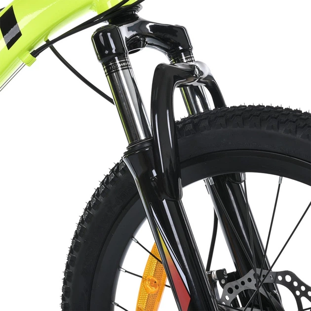 Велосипед підлітковий MTB2001-4, 20 дюймів, салатовий - зображення 3