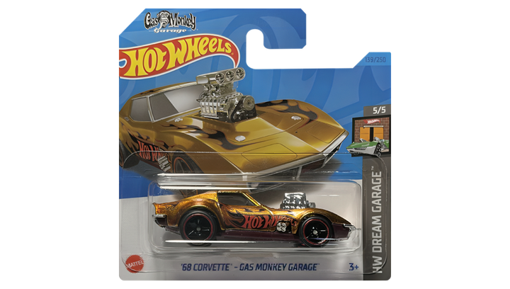 (未使用･未開封品)　Hot Wheels Gas Monkey Garage &#39;68 Corvette Hw Screen Time Series GMG qdkdu57 Hot Wheels '68 Corvette - Gas Monkey Garage Hw Screen Time