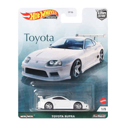 Машинка Premium Hot Wheels Toyota Supra Toyota 1:64 GRJ96 White