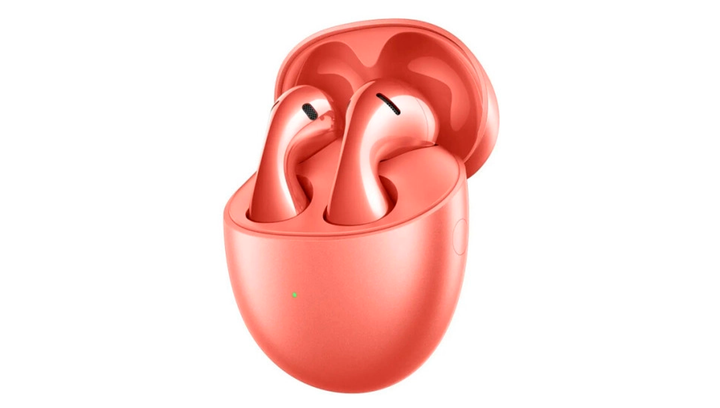 Навушники Бездротовий Huawei Freebuds 5 Coral Orange - Фото 4 Навушники Бездротовий Huawei Freebuds 5 Coral Orange - зображення 4
