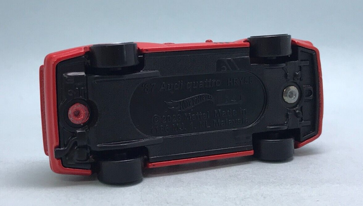 Машинка Базова Hot Wheels '87 Audi quattro Turbo 1:64 HRY55 Red - зображення 5