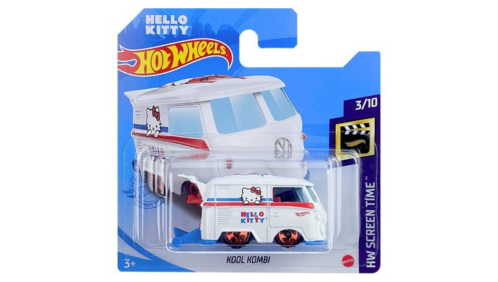 Машинка Базовая Hot Wheels Volkswagen Kool Kombi Hello Kitty