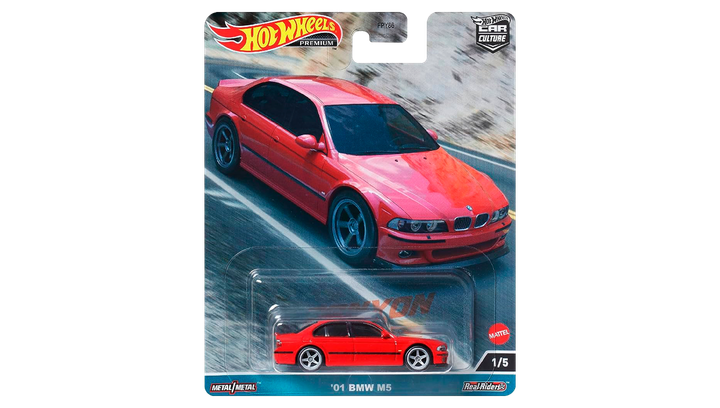 Машинка Premium Hot Wheels '01 BMW M5 Canyon Warriors 1:64 FPY86