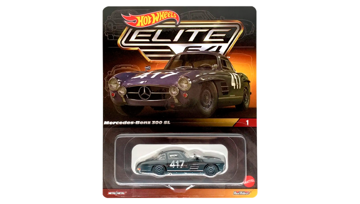 Машинка Premium Hot Wheels Mercedes-Benz 300 SL Elite 64 1:64