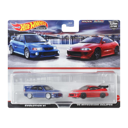 Машинка Premium 2шт Hot Wheels Mitsubishi '95 Mitsubishi Eclipse