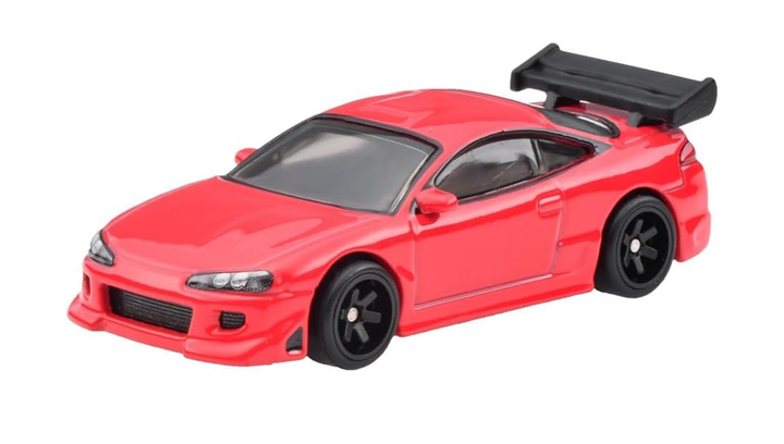 Машинка Premium 2шт Hot Wheels Mitsubishi '95 Mitsubishi Eclipse / Lancer Evolution VI 2-Packs 1:64 HKF59 Red - изображение 5