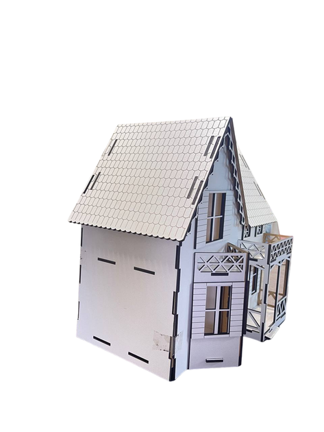 Детский кукольный домик DecorWood из дерева 32х21х30см - Фото 4 Детский кукольный домик DecorWood из дерева 32х21х30см - изображение 4