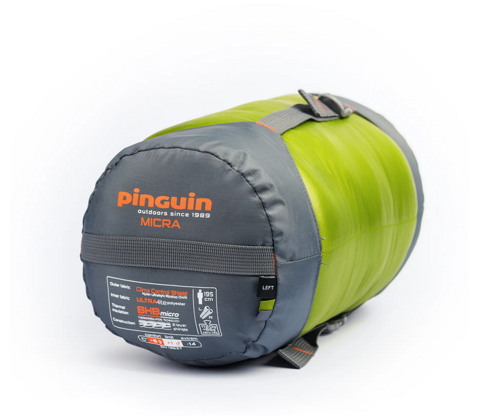 Спальний мішок Pinguin Micra (6/1°C), 195 см, Right Zip, Green (PNG 230444) - зображення 15