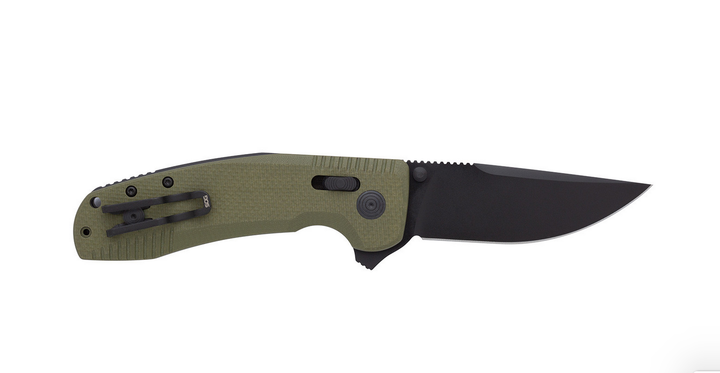 Розкладний ніж SOG TAC XR, OD Green/Straight Edge (SOG 12-38-02--41) - зображення 3