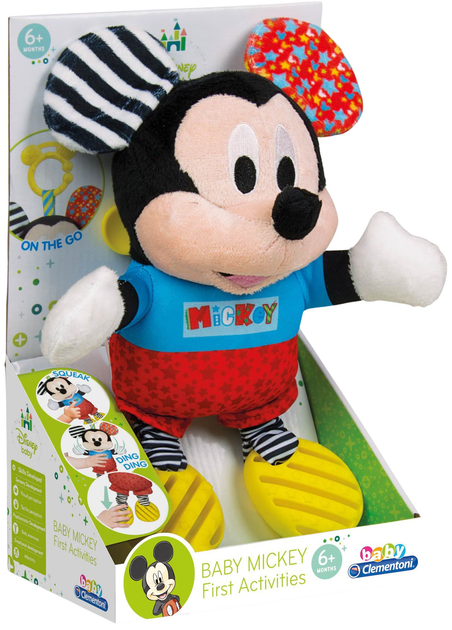 Miękka zabawka-wisior do wózka Clementoni Mickey z serii Disney Baby  (8005125171651) - obraz 6
