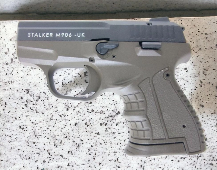 Шумовой пистолет Stalker 906 Haki Grips (9 mm) - изображение 1