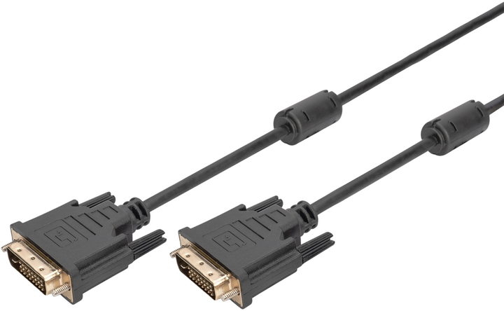 Kabel Digitus DVI - DVI 10 m Czarny (AK-320101-100-S) - obraz 1
