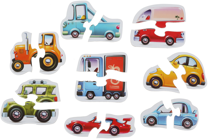 Puzzle Puzzlika 8 w 1 Transport 16 elementów (4823056515245) - obraz 3