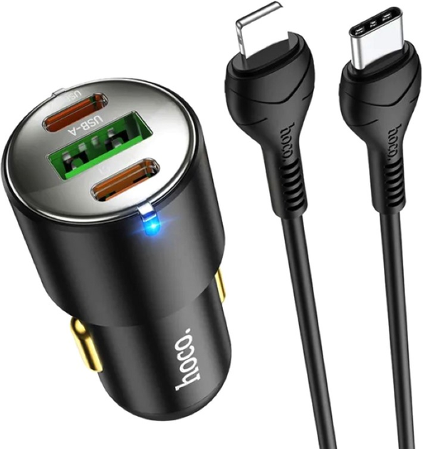 Автомобильное зарядное устройство Hoco NZ6 PD45W 3-port(2C1A) car ...