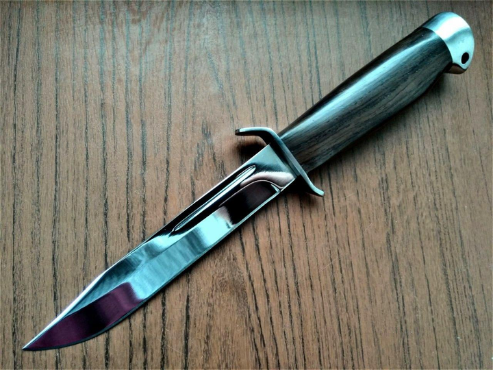 Нож Нескладной Винтажный Финка Высококачественная сталь 440С - изображение 2