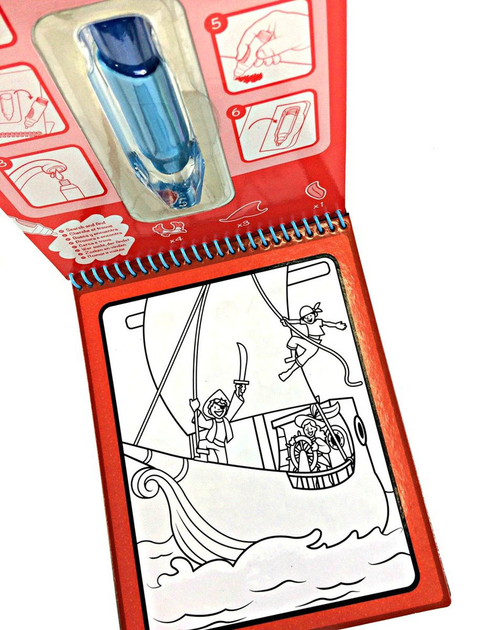 Kolorowanka wodna Melissa & Doug Water Wow Adventures z długopisem (772193177) - obraz 3